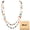 Coral, variant on Long Statement Necklaces for Women Trendy, Boho Costume Jewelry Layered Crystal Beaded Collar Necklaces for Women (NK-10084-Pirate Black)