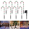 thumbnail image 1 of El jardín solar de la luz del de la decoración de la Navidad enciende la altura los 48cm con 8 luces Estilo E Cola Luces de bastón de caramelo, 1 of 8