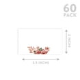 thumbnail image 5 of Koyal Wholesale Boho Floral Place Cards for Wedding Party Tables, Seating Name Place Cards for Holders, 60 Pack, 5 of 5