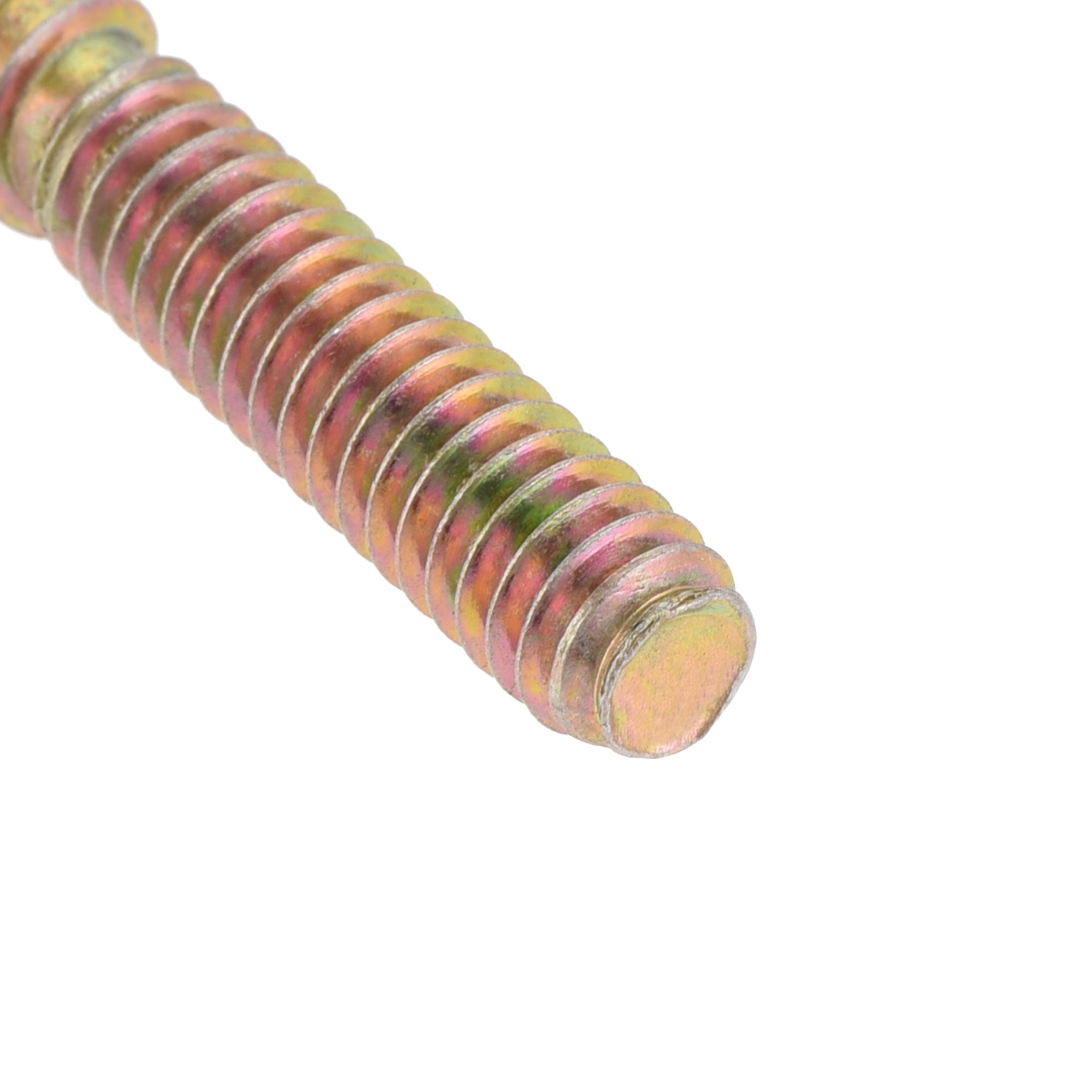 Hanger Bolts Double Head Dowel Screw for Wood Furniture Applications Brass Gold 1-3/4"