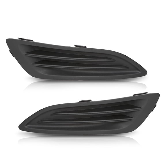 Front Bumper Insert Fog Light Cover Left Right Fit For 2014-2019 Ford Fiesta