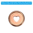 thumbnail image 4 of Unique Bargains Disques de Reliure en Plastique, Or Rose, Lot de 22, 4 of 6