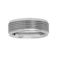 thumbnail image 2 of Mens Tantalum Multi-Grooved Wedding Band, 2 of 3