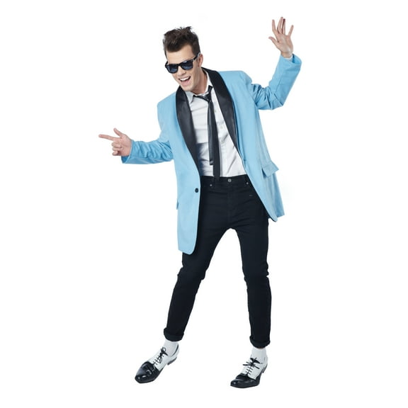 50's Teen Idol Sock Hop Bopper Rock Star Fancy Dress Up Halloween Adult Costume