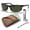 Matte Black Frame | G-15 Green Lens, variant on RB2027 PREDATOR 2 Rectangle Shaped Non-Polarized Sunglasses for Men & Women - Includes Official RAYBAN Eyewear Kit - Ideal Formal & Casual Wear Sunglasses - B-15 Brown Lens