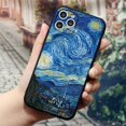 thumbnail image 1 of Funda con relieve 3D para iPhone SE 2020 XR X 7 8 6 Plus 6s, funda de silicona suave con pintura al óleo para iPhone 13 11 12 14 Pro XS Max, Capa de TPU Tan Jianjun unisex, 1 of 2
