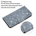 thumbnail image 2 of Allytech Samsung Galaxy A53 5G Case, PU Leather Colorful Pattern Flip Folio Stand Magnetic Closure Hand Wrist Cards Slots Wallet Case Cover for Samsung Galaxy A53 5G - Bling Sand, 2 of 7