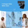 thumbnail image 2 of Computer Camera HD 1080P 2 Million Pixels Auto Focus 360  Spiritual Rotation With Microphone USB Free Drive Webcam, 2 of 5