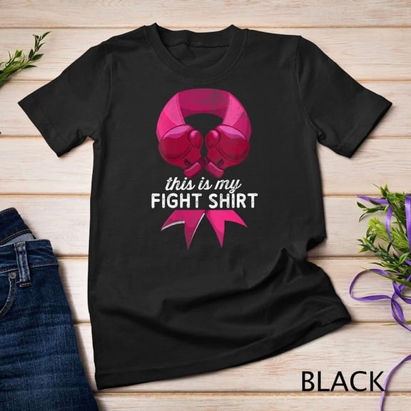 Womens This Is My Fight Shirt Pink Boxing Glove Breast Cancer Unisex S-5XL T-Shirt