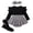 R285-Black, variant on RMGVDSD Baby Girl Holiday Outfit Short Sleeve Plaid Skirt Romper Dress Headband Socks Set Classic-Fit Spring Summer Clothes 9-12 Months
