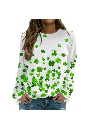 Girls st Patricks Day Shirt  Clearance Items Outlet 90 Percent Off  Womens Clothes Outlet Womens Clothes Black at  Women's Clothing store