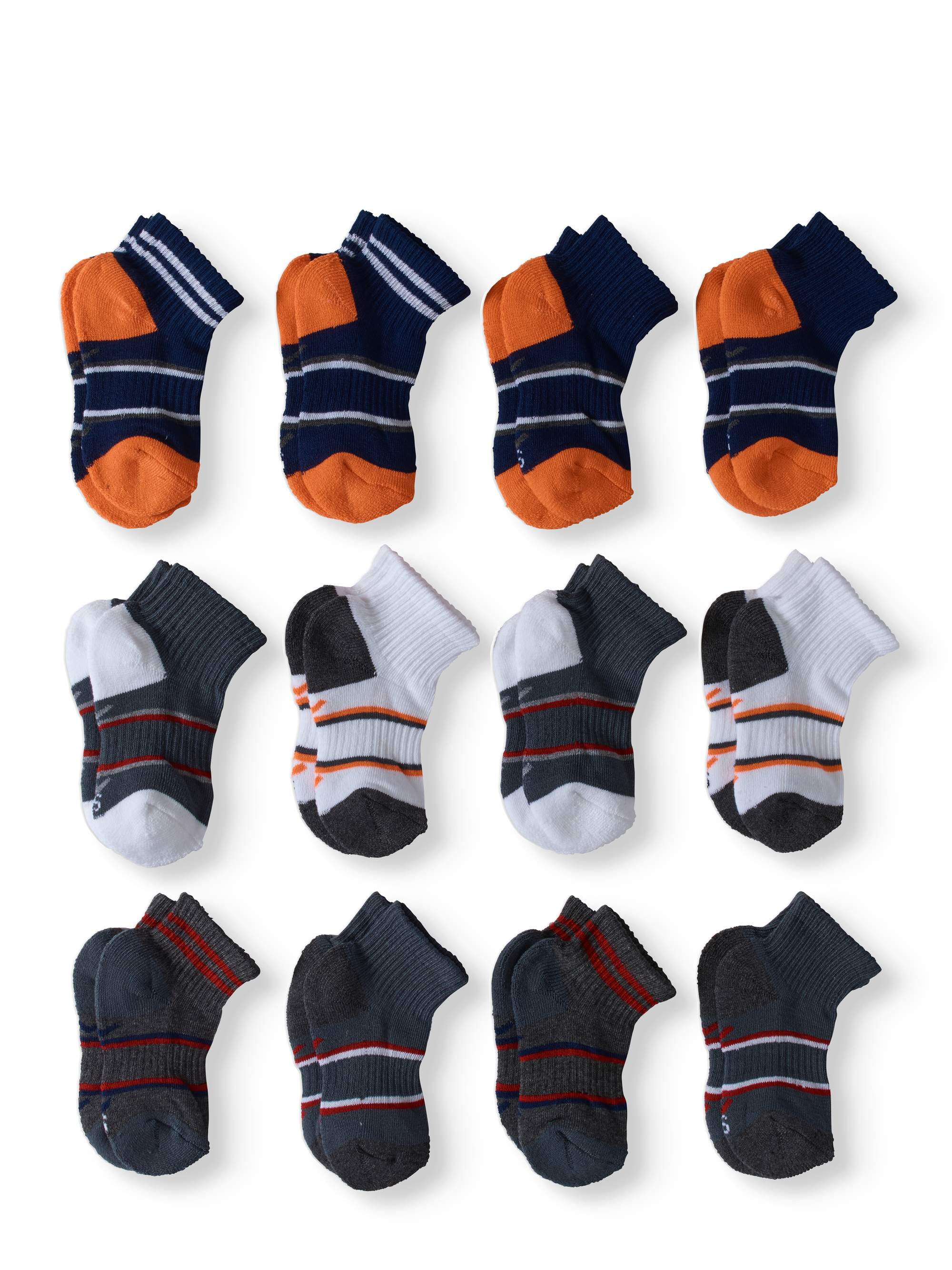 Ankle Socks, 12 Pairs (Little Boys & Big Boys)