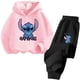 thumbnail image 5 of Ropa de niñas kawaii, sudadera de Lilo Stitch, sudadera de algodón de anime, sudadera con capucha para niños, niñas y niños, sudadera de manga, camisetas casuales para bebés, mono de camión, 5 of 5