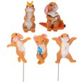thumbnail image 1 of 1 Set Resin Miniature Bunnies Garden Rabbit Decor Micro Landscaping Ornaments, 1 of 7