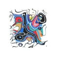 thumbnail image 3 of Bolokofsky, Ronald 15x15 Black Modern Framed Museum Art Print Titled - Wild Participation III, 3 of 5