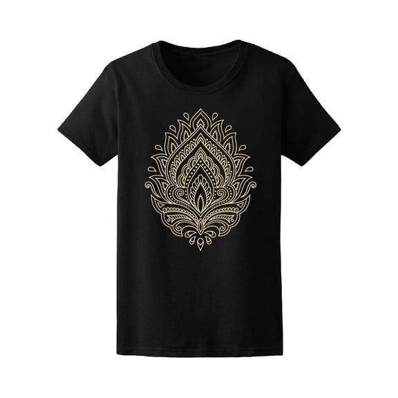 Ethnic Floral Paisley- Lotus. Tee Women's -Image by Shutterstock