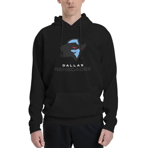 Dallas Renegades Hoodie Men Women Unisex Fleece Casual Pullover Sweatshirt With Kangaroo Pocket