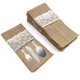 thumbnail image 1 of Estante para cubiertos de yute, bolsa para cubiertos de 20 piezas Estante para cubiertos de encaje de yute antiguo Estante para cubiertos para decoraciones navideñas para fiestas de bodas Zhivalor WLJ-2497, 1 of 2