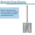 thumbnail image 4 of Uxcell 4pcs Straight Flute Taps 10-32 UNF Thread 4" Extra Long Screw Tapping, 4 of 6