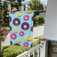 thumbnail image 5 of Wukai Donuts Garden Flags Double Sided Welcome Garden Yard House Flags Outside Outdoor House (Only Flag), 5 of 8