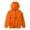 Orange, variant on Jalioing Outdoor Jacket for Kids Toddler Waterproof Hooded Coat Full-Zipper Long Sleeve Hoodies