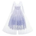 thumbnail image 5 of Girls Elsa Princess Dresses Snow Queen Costumes Cosplay Birthday Dress Up, 5 of 7