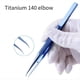 thumbnail image 4 of 2 Pinzas de Aleación de Titanio para Reparación Profesional de Dactilares, Línea de Moscas, Placa Base de Teléfono, Pinzas Electrónicas Antimagnéticas., 4 of 5