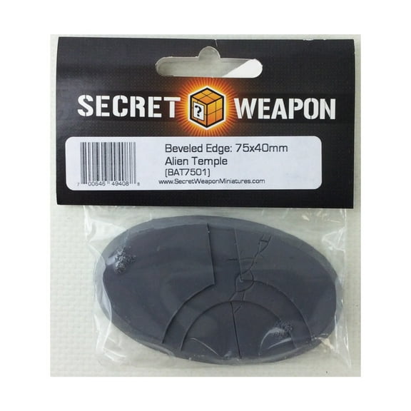 Secret Weapon Miniatures 75x40mm Beveled Base - Alien Temple New