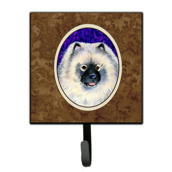 Carolines Treasures SS8691SH4 Keeshond Leash Holder or Key Hook, Small, Multicolor