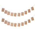 thumbnail image 1 of Hanging Photo Display with Clips Diy Kraft Paper Frame Kit for Decorations 6.09X4.52X0.04IN 1 Set, 1 of 4