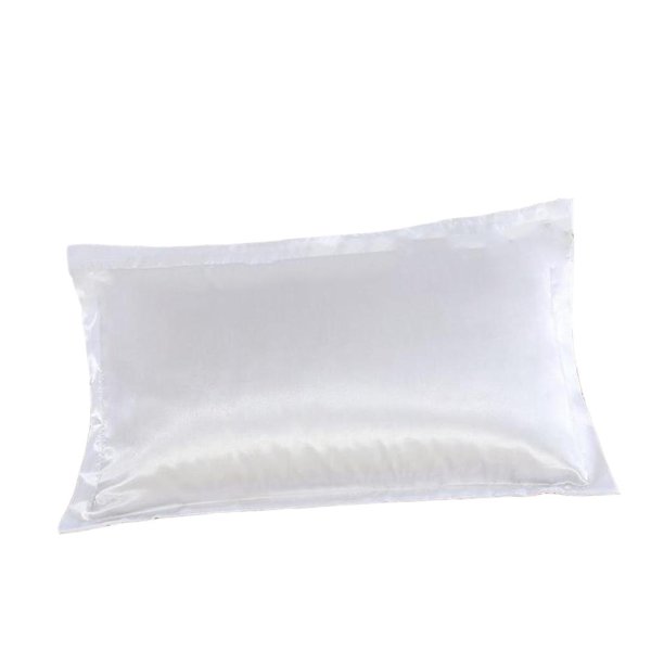 Funda de Almohada Cómoda de Seda Baoblaze Ropa de Cama Tamaño Queen 20 x 30 pulgadas color sólido