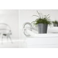 thumbnail image 4 of Ecopots Amsterdam Mini Durable Modern Round Recycled Based Composite Flower Pot Planter, Grey, 4", 4 of 4
