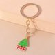 thumbnail image 1 of LLavero de árbol de Navidad esmaltado de dibujos animados, colgante de ciervo y alce para llavero de coche, decoración de bolso, dijes DIY, regalos X'mas, 1 of 4