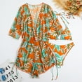 thumbnail image 2 of Elegante traje de baño sólido e impreso para mujer, traje de baño dividido, conjunto de traje de baño dividido OAVQHLG3B Store lin121212, 2 of 4