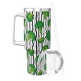 thumbnail image 2 of Pofeuu Broccoli 2 Print 40oz Ice Bully With Handle And Straw Stainless Steel Vacuum Insulated Cup And 2 In 1 Straw Lid, 2 of 8