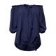 thumbnail image 2 of Gibobby Blusas De Mujer Camisa superior para mujer Camisa informal suelta de media manga para exteriores（Azul marino， M), 2 of 5