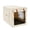 Beige, variant on Vibrant Life 42" Dog Crate Cover with Breathable Panels, Dark Gray