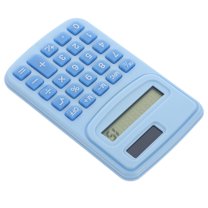 GOOHOCHY Hand Calculator Portable Calculator Basic Calculator Nurse 10X6.5CM Sky-blue