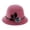 Pink, variant on MEICHEN Winter Fuzzy Cloche Hat for Women Elegant Fashion Short Brim Bucket Hat Womens 1920s Accessories for Daily Church Party