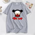 thumbnail image 3 of Funny Cartoon Pucca China Doll T-shirt Men Women Cute Graphic T Shirts Cotton Short Sleeve Men's Clothes Anime Tee Shirt, 3 of 10