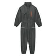 thumbnail image 2 of TiaoBug Unisex Men's Work Overalls One Piece Mechanics Workwear Long Sleeve Jumpsuit Coveralls Gray 195/5XL, 2 of 4