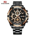thumbnail image 4 of VAVA VOOM Relogio Feminino Casual Fashion Men Sports Watches Gold Black Simple Pointer Stainless Steel Waterproof Calendar Quartz Watches, 4 of 10