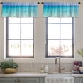 thumbnail image 3 of LALILO Kitchen Curtain Valance Blue Sky And Sea Thailand Rod Pocket Window Curtain 52"x 18" Set of 2, 3 of 5
