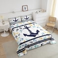thumbnail image 4 of Erosebridal Colorful Anchor Print Comforter Sets Todder Size, Nautical Comforters & Duvets, Reversible 2-Piece, 4 of 8