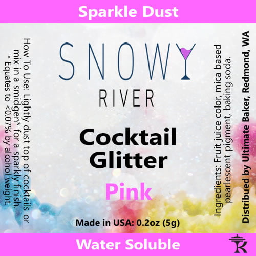 Glitter for Cocktails - Light Pink and Rose Gold – Killjoy