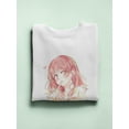 thumbnail image 3 of Manga Girl Pretty Counfused Sweatshirt Women -Image by Shutterstock, Female x-Large, 3 of 4