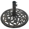 thumbnail image 4 of vidaXL Umbrella Base Bronze Cast Iron 18.9 in Diameter Umbrella Base, 4 of 10