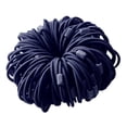 thumbnail image 4 of 100pcs Goma de cabellero Elástico Cintas para el cabellero Negro para Mujer Niñas, 4 of 6