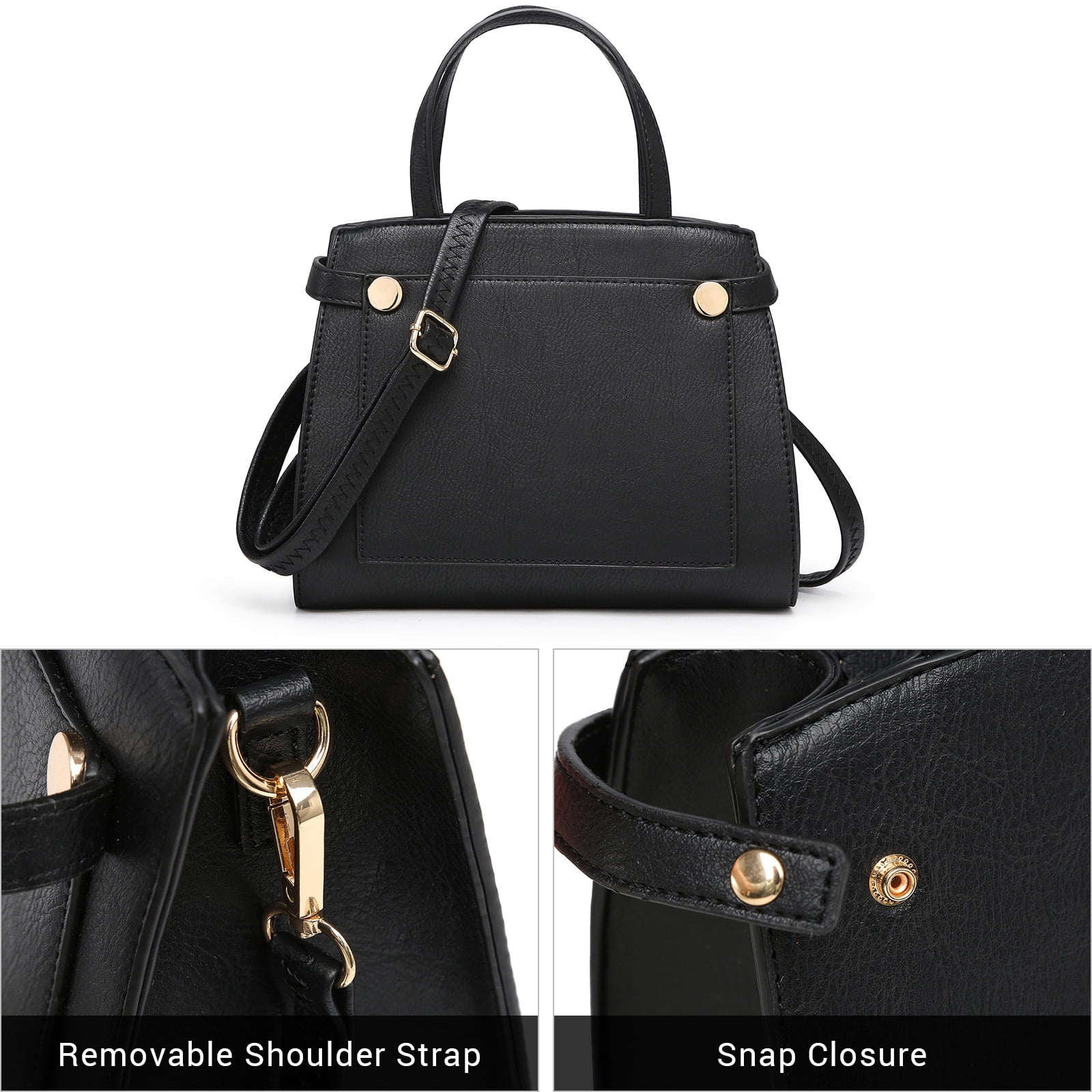 M Marco Women's Handbag 3pcs Set Fashion Tote Bag with Matching Satchel Bag and Wristlet