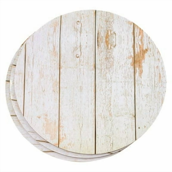 12 Packs: 3 ct. (36 total) 10" White Wood Grain Cake Boards by Makery